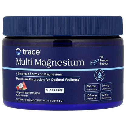 Multi Magnesium - 153g Trace Minerals - Tropical Watermelon