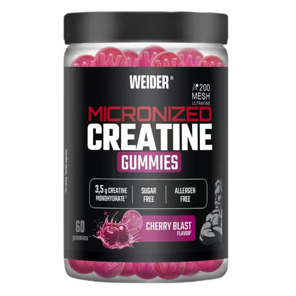 Micronized Creatine Gummies · Cherry Blast · 60 gominolas · Cereza Cherry Blast · 60 gominolas