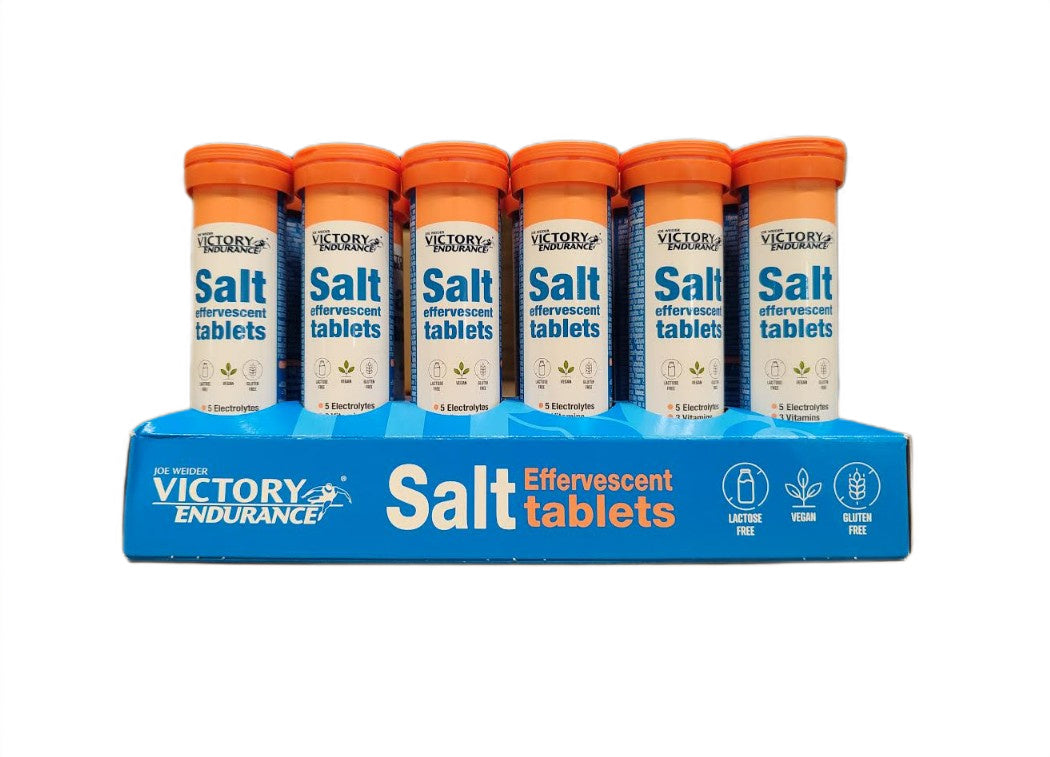 Victory Endurance Salt · Melocotón-maracuyá · 12 × 15 comprimidos efervescentes