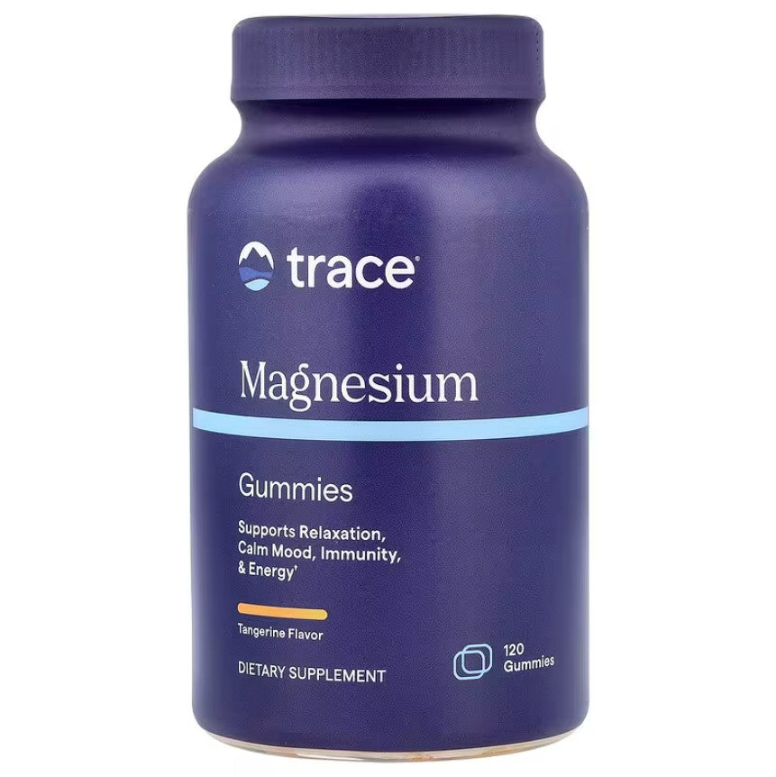 Magnesium Gummies - 120 gummies Trace Minerals - Tangerine