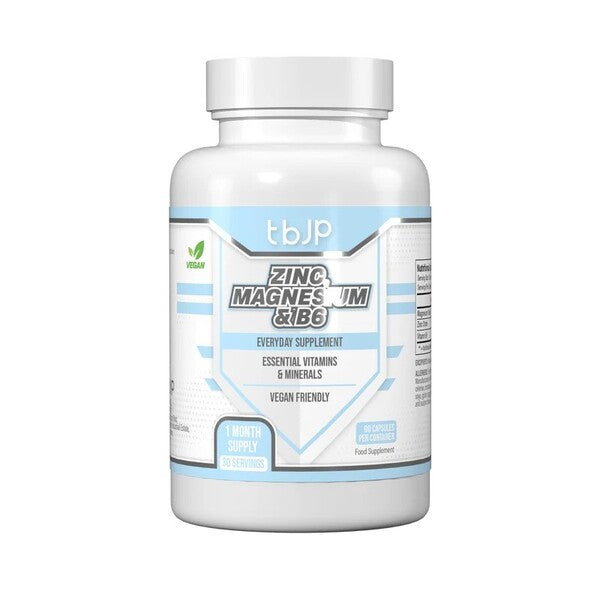 Zinc, Magnesium & B6 - 90 caps Trained by JP