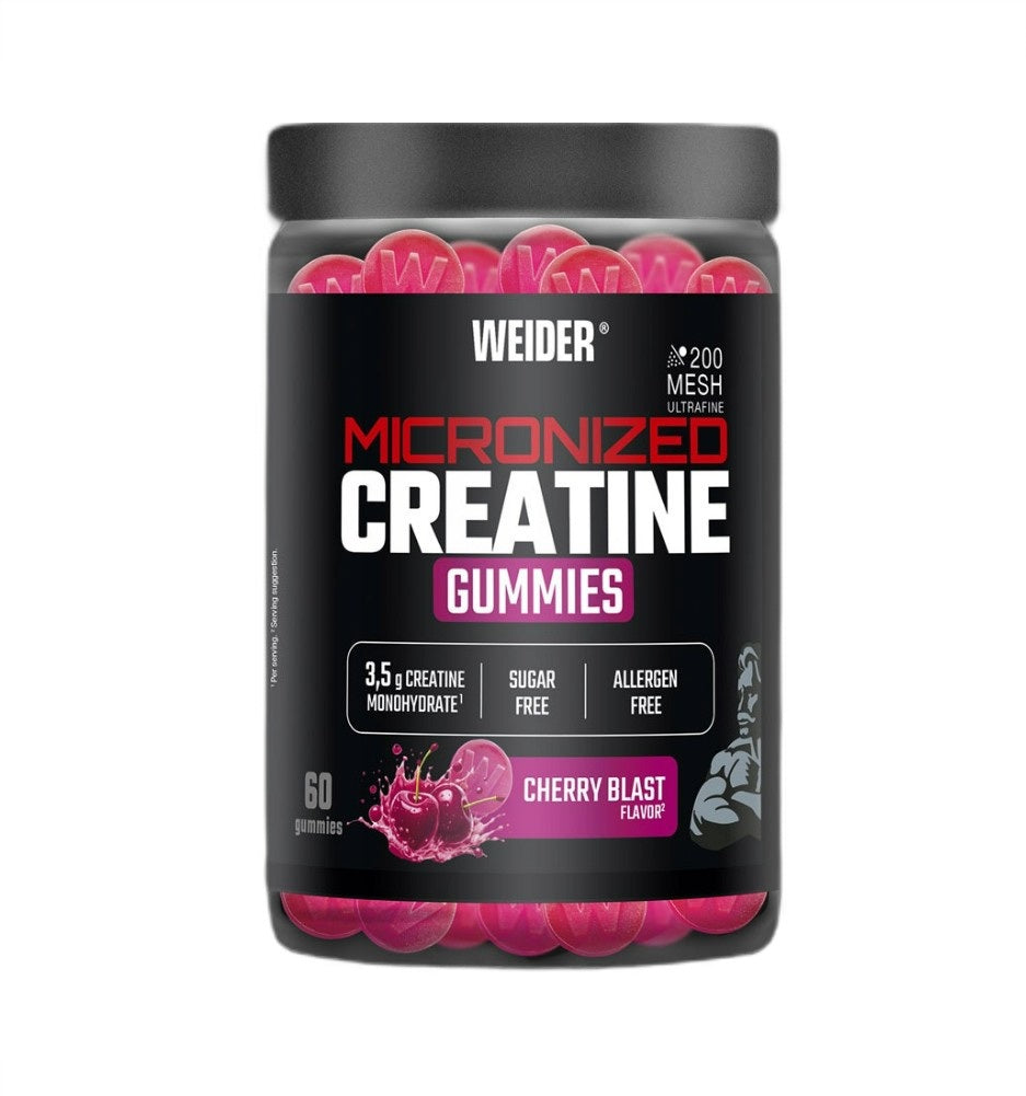 Micronized Creatine Gummies · Cereza Cherry Blast · 60 gominolas