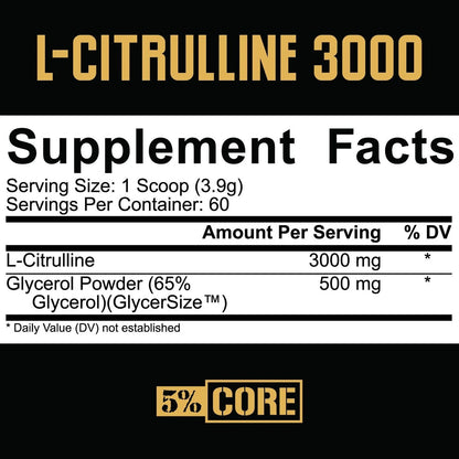 L-Citrulline 3000 - Core Series - 234 g