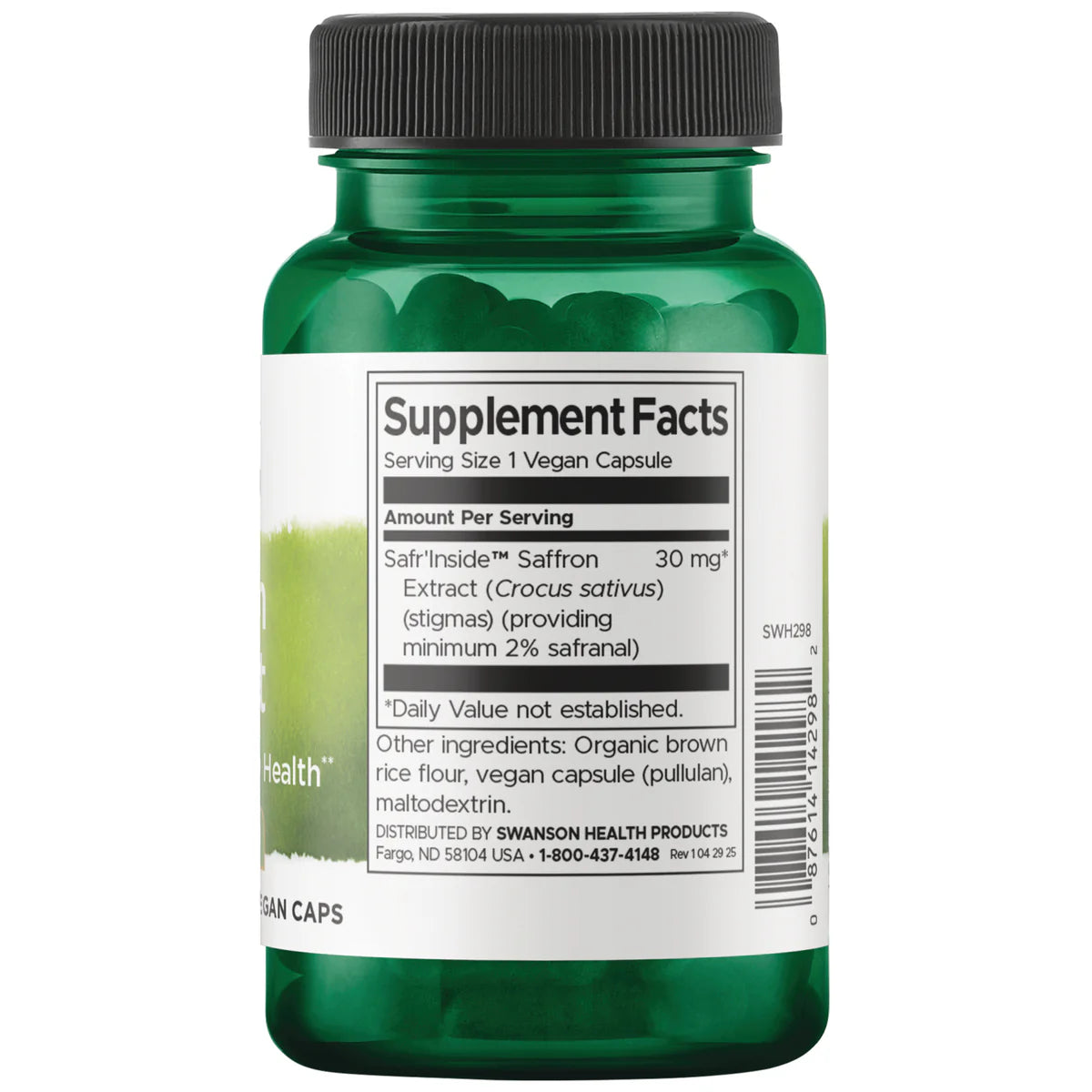Saffron Extract - 60 vcaps