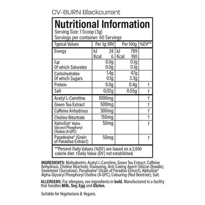 CV-Burn, Orange - 180g