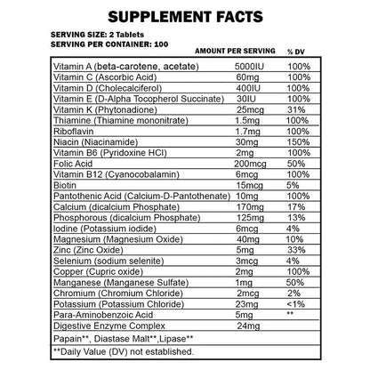 Daily Formula — 100 comprimidos