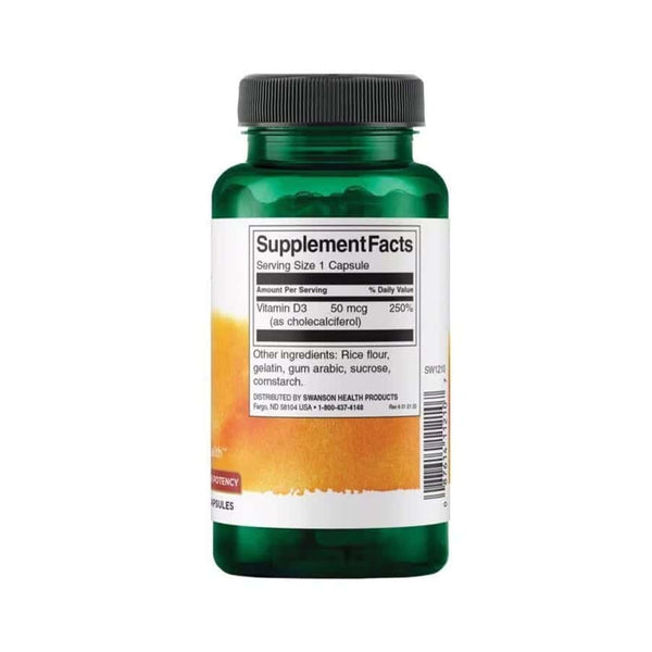 Vitamin D-3, 2000 IU - 250 caps
