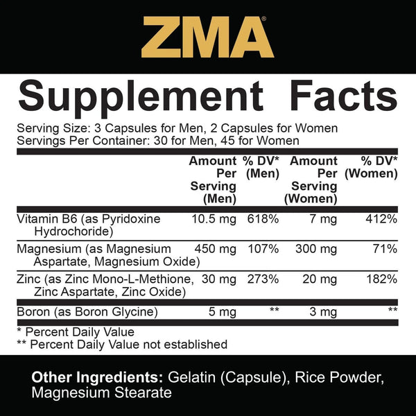 ZMA - Core Series - 90 caps